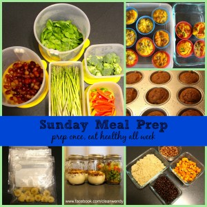 Sunday food prep