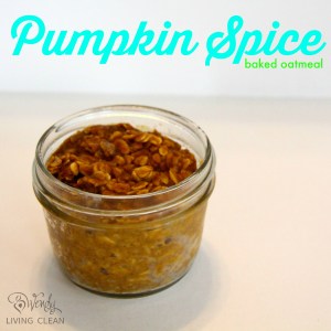 pumpkin spice baked oatmeal
