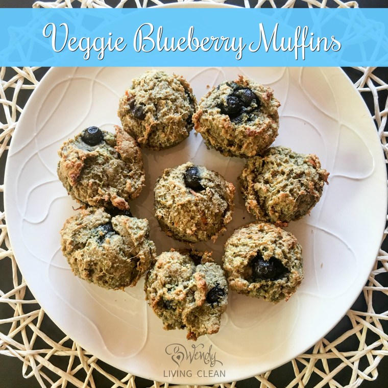 veggie blueberry muffins